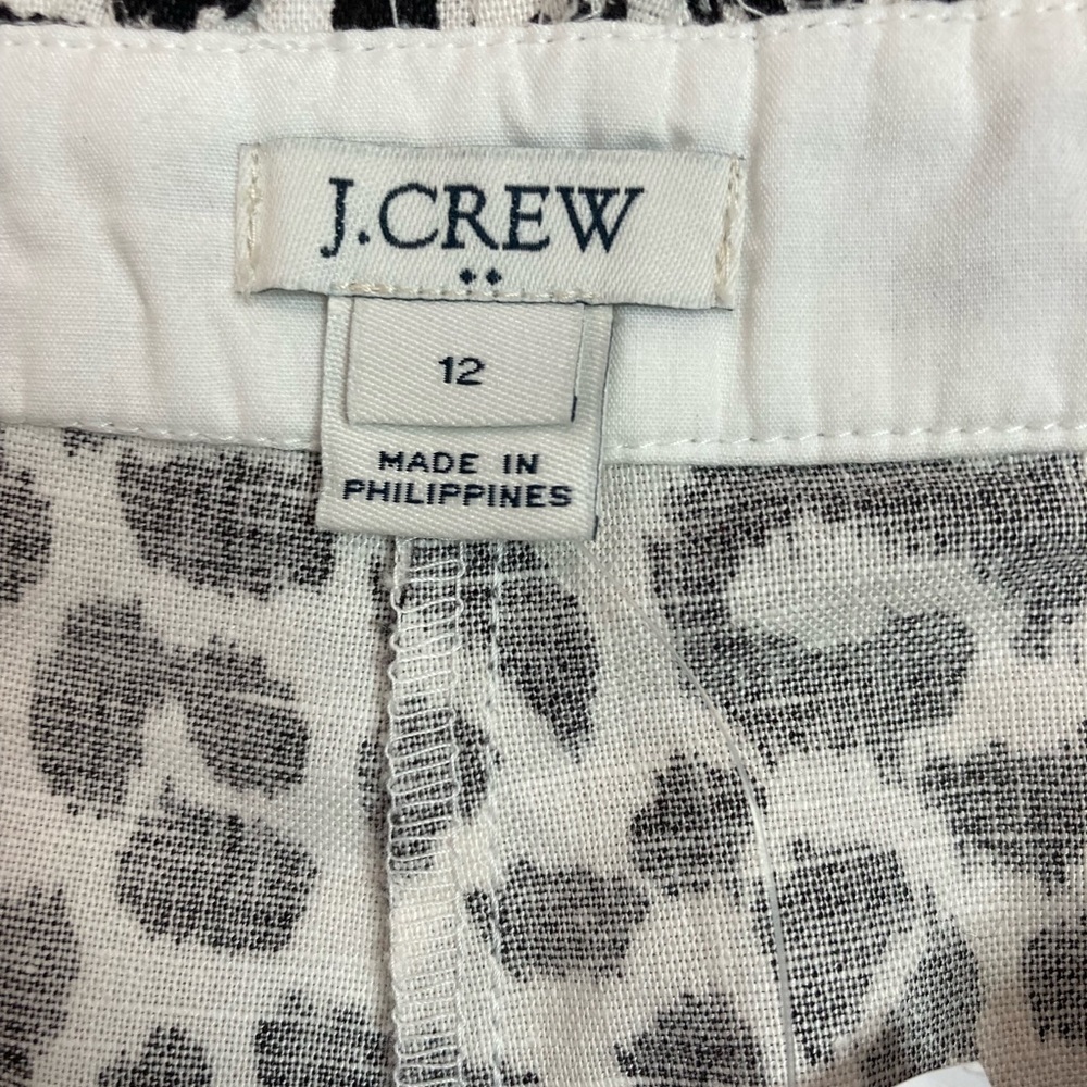 J. CREW Factory Leopard Print Shorts. - Picture 4 of 8